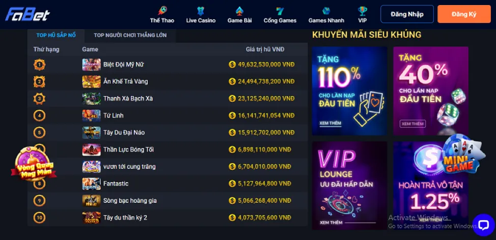 Chương trình hoàn trả hàng ngày/tuần tại MB66B